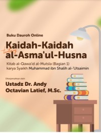 Kaidah-kaidah tentang al-Asmaul-Husna