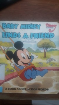 Baby mickey finds a friend