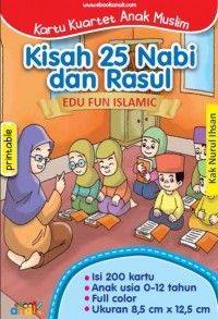 Kartu kuartet kisah 25 nabi dan rasul 24 april 2021