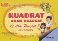 Kuadrat Akar Kuadrat Akar Pangkat 3 Cara Gampang