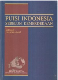 Puisi Indonesia sebelum kemerdekaan