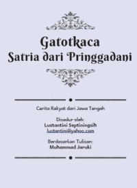 Gatotkaca Satria dari Pringgadani