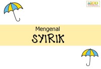 Mengenal syirik